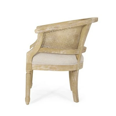 Steinaker French Country Wood and Cane Accent Chair - Christopher Knight Home Beige/natural 4 Steinaker French Country Wood and Cane Accent Chair - Christopher Knight Home Beige/natural - Image 2