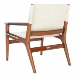 Culkin Leather Sling Chair - Safavieh White -Living Room Chairs store unnamed file 1981