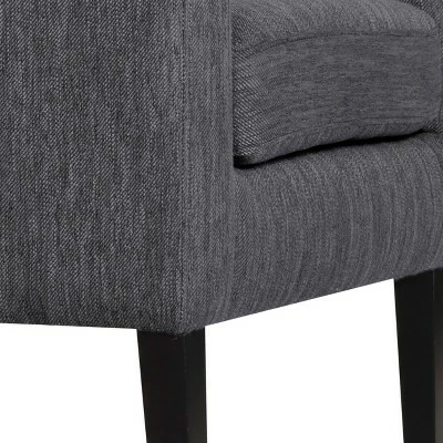 Deanna Contemporary Fabric Tufted Accent Chair - Christopher Knight Home Dark Beige/espresso 8 Deanna Contemporary Fabric Tufted Accent Chair - Christopher Knight Home Dark Beige/espresso - Image 6