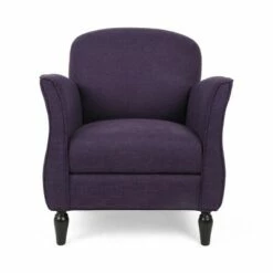 Swainson Traditional Tweed Armchair - Christopher Knight Home Purple -Living Room Chairs store unnamed file 2031