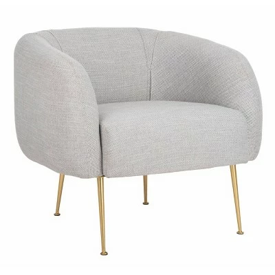 Alena Accent Chair Light Gray - Safavieh 4 Alena Accent Chair Light Gray - Safavieh - Image 2