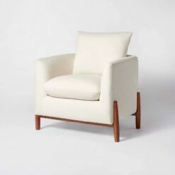 Threshold Designed W/Studio McGee Elroy Accent Chair with Wood Legs - Threshold™ designed with Studio McGee Tan Boucle 18 Threshold Designed W/Studio McGee Elroy Accent Chair with Wood Legs - Threshold™ designed with Studio McGee Tan Boucle -Living Room Chairs store unnamed file 204