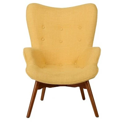 Hariata Fabric Contour Chair - Christopher Knight Home Burnt Orange 6 Hariata Fabric Contour Chair - Christopher Knight Home Burnt Orange - Image 4