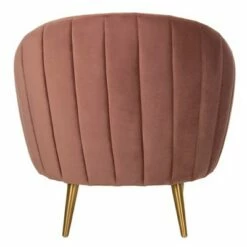 Razia Channel Tufted Tub Chair Dusty Rose - Safavieh -Living Room Chairs store unnamed file 2079