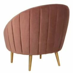 Razia Channel Tufted Tub Chair Dusty Rose - Safavieh -Living Room Chairs store unnamed file 2080