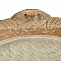 Fallon Linen Wing Chair - Natural Linen - Safavieh -Living Room Chairs store unnamed file 2089