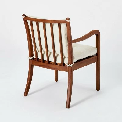 Threshold Designed W/Studio McGee Riverview Wood Frame Spindle Back Chair with Cushions - Threshold™ designed with Studio McGee 5 Threshold Designed W/Studio McGee Riverview Wood Frame Spindle Back Chair with Cushions - Threshold™ designed with Studio McGee - Image 3