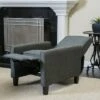 Darvis Recliner Club Chair Gray - Christopher Knight Home -Living Room Chairs store unnamed file 2136