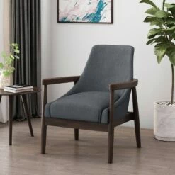 Allamar Club Chair - Christopher Knight Home Navy Blue