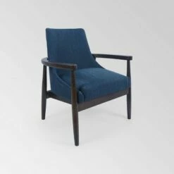 Allamar Club Chair - Christopher Knight Home Navy Blue -Living Room Chairs store unnamed file 2146
