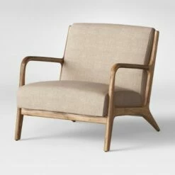 Esters Wood Armchair - Project 62™ Light Gray -Living Room Chairs store unnamed file 215