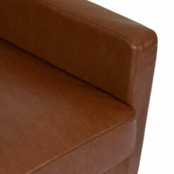 Bucklin Contemporary Pillow Tufted Club Chair - Christopher Knight Home Cognac Brown/dark Brown -Living Room Chairs store unnamed file 2163