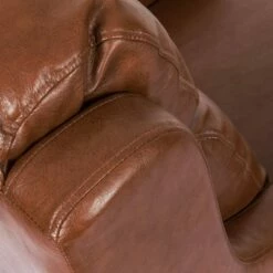 Bucklin Contemporary Pillow Tufted Club Chair - Christopher Knight Home Cognac Brown/dark Brown -Living Room Chairs store unnamed file 2164