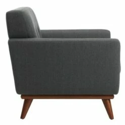 Opal Linen Tufted Armchair - Safavieh Dark Teal -Living Room Chairs store unnamed file 2170