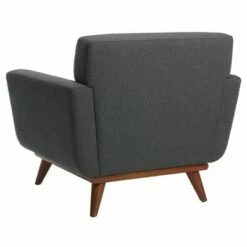 Opal Linen Tufted Armchair - Safavieh Dark Teal -Living Room Chairs store unnamed file 2172