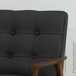 Set of 2 Duluth Mid-Century Armchairs Black - Christopher Knight Home -Living Room Chairs store unnamed file 2185