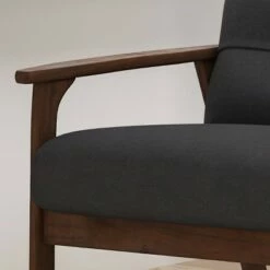 Set of 2 Duluth Mid-Century Armchairs Black - Christopher Knight Home -Living Room Chairs store unnamed file 2186