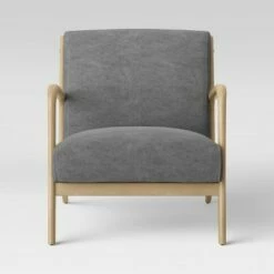 Esters Wood Armchair - Project 62™ Light Gray -Living Room Chairs store unnamed file 220