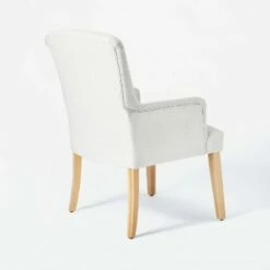 Threshold Designed W/Studio McGee Oak View Armed Upholstered Anywhere Chair Light Gray - Threshold™ designed with Studio McGee -Living Room Chairs store unnamed file 2238