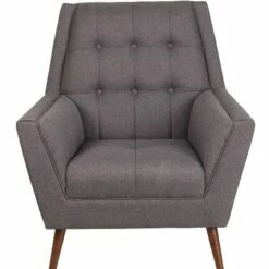 Flash Furniture HERCULES Kensington Series Contemporary Gray Fabric Tufted Arm Chair -Living Room Chairs store unnamed file 2252