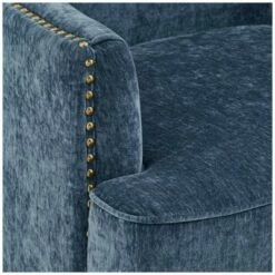 55 Downing Street Amigo Slate Alligator Arm Chair with Gold Legs -Living Room Chairs store unnamed file 2295