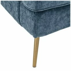 55 Downing Street Amigo Slate Alligator Arm Chair with Gold Legs -Living Room Chairs store unnamed file 2296