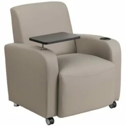 Flash Furniture LeatherSoft Guest Chair with Tablet Arm, Front Wheel Casters and Cup Holder -Living Room Chairs store unnamed file 2325