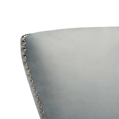 Geode Modern Wingback Chair - Safavieh Light Silver 9 Geode Modern Wingback Chair - Safavieh Light Silver - Image 7