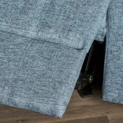 Kearney Traditional Glider Recliner with Pillow Top Arms Navy Blue Tweed - Christopher Knight Home -Living Room Chairs store unnamed file 2394