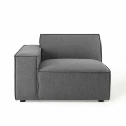 Restore Right Arm Sectional Sofa Chair - Modway Charcoal -Living Room Chairs store unnamed file 2414