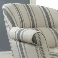 Upholstered Roll Arm Accent Chair Cambridge Black Stripe - HomeFare 14 Upholstered Roll Arm Accent Chair Cambridge Black Stripe - HomeFare -Living Room Chairs store unnamed file 2423