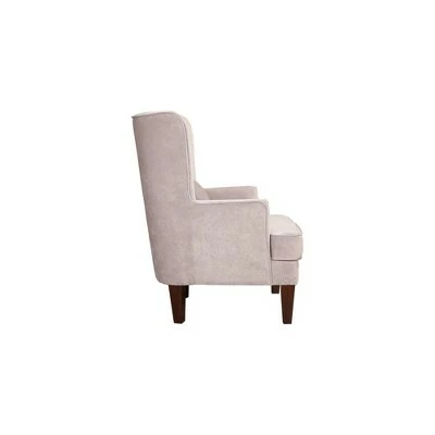 Perley Arm Chair Gray Velvet - Alder Bay 5 Perley Arm Chair Gray Velvet - Alder Bay - Image 3