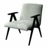 Chico Chenille Accent Chair Gray/Black - Safavieh -Living Room Chairs store unnamed file 2470