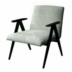 Chico Chenille Accent Chair Gray/Black - Safavieh