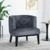Clough Contemporary Fabric Tufted Accent Chair - Christopher Knight Home Navy Blue/dark Brown 1 Clough Contemporary Fabric Tufted Accent Chair - Christopher Knight Home Navy Blue/dark Brown -Living Room Chairs store unnamed file 2515