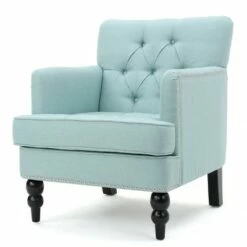 Malone Club Chair - Christopher Knight Home Dark Teal -Living Room Chairs store unnamed file 255