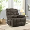 Blackshear Contemporary Pillow Tufted Massage Recliner - Christopher Knight Home Brown 1 Blackshear Contemporary Pillow Tufted Massage Recliner - Christopher Knight Home Brown -Living Room Chairs store unnamed file 2555