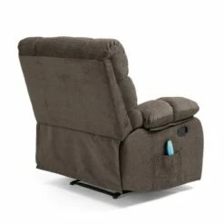 Blackshear Contemporary Pillow Tufted Massage Recliner - Christopher Knight Home Brown -Living Room Chairs store unnamed file 2558