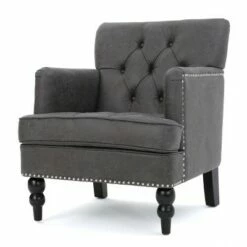 Malone Club Chair - Christopher Knight Home Dark Teal -Living Room Chairs store unnamed file 256