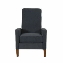 Kalstrom Contemporary Fabric Upholstered Pushback Recliner - Christopher Knight Home Navy Blue/brown 21 Kalstrom Contemporary Fabric Upholstered Pushback Recliner - Christopher Knight Home Navy Blue/brown -Living Room Chairs store unnamed file 2576