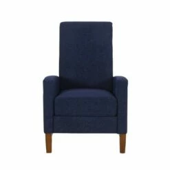 Kalstrom Contemporary Fabric Upholstered Pushback Recliner - Christopher Knight Home Navy Blue/brown 22 Kalstrom Contemporary Fabric Upholstered Pushback Recliner - Christopher Knight Home Navy Blue/brown -Living Room Chairs store unnamed file 2577