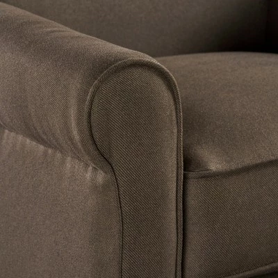 Thalia Traditional Fabric Recliner - Christopher Knight Home Coffee 6 Thalia Traditional Fabric Recliner - Christopher Knight Home Coffee - Image 4