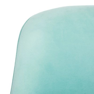 Topaz Velvet Armchair - Safavieh Aqua 8 Topaz Velvet Armchair - Safavieh Aqua - Image 7