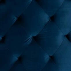 Melissa Velvet Fabric Upholstered Living Room Accent Chair Royal Blue/Gold - Baxton Studio -Living Room Chairs store unnamed file 2692