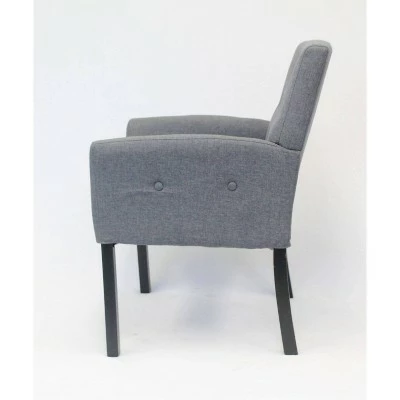 Taylor Guest Chair Gray - Boss Office Products 6 Taylor Guest Chair Gray - Boss Office Products - Image 4