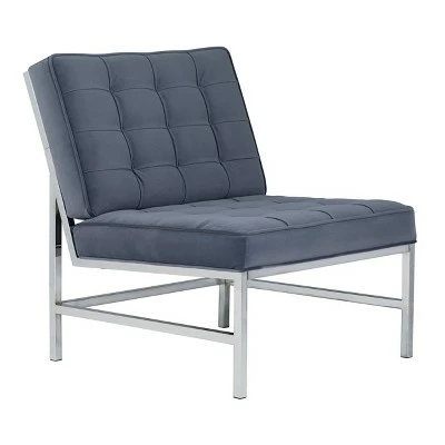 Ashlar Velvet Accent Chair - Studio Designs Home Blue Dusk 12 Ashlar Velvet Accent Chair - Studio Designs Home Blue Dusk - Image 10