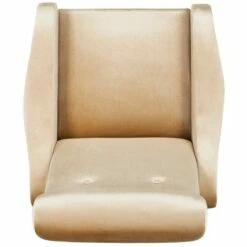 Elicia Mid-Century Armchair - Camel Velvet - Safavieh -Living Room Chairs store unnamed file 2732