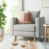 Jacobs Large Scale Mid-Century Modern Armchair - Project 62™ Rust Velvet -Living Room Chairs store unnamed file 2735