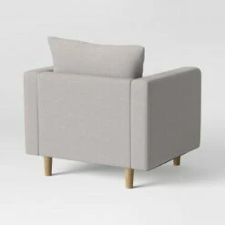 Jacobs Large Scale Mid-Century Modern Armchair - Project 62™ Rust Velvet -Living Room Chairs store unnamed file 2737