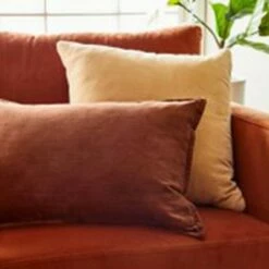 Jacobs Large Scale Mid-Century Modern Armchair - Project 62™ Rust Velvet -Living Room Chairs store unnamed file 2739